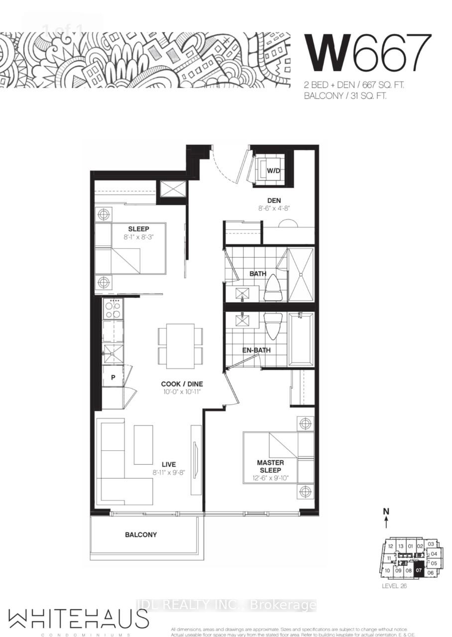 Photo 7 of Unit 2507, 33 Helendale Avenue, Toronto, Yonge-Eglinton — HOMEH