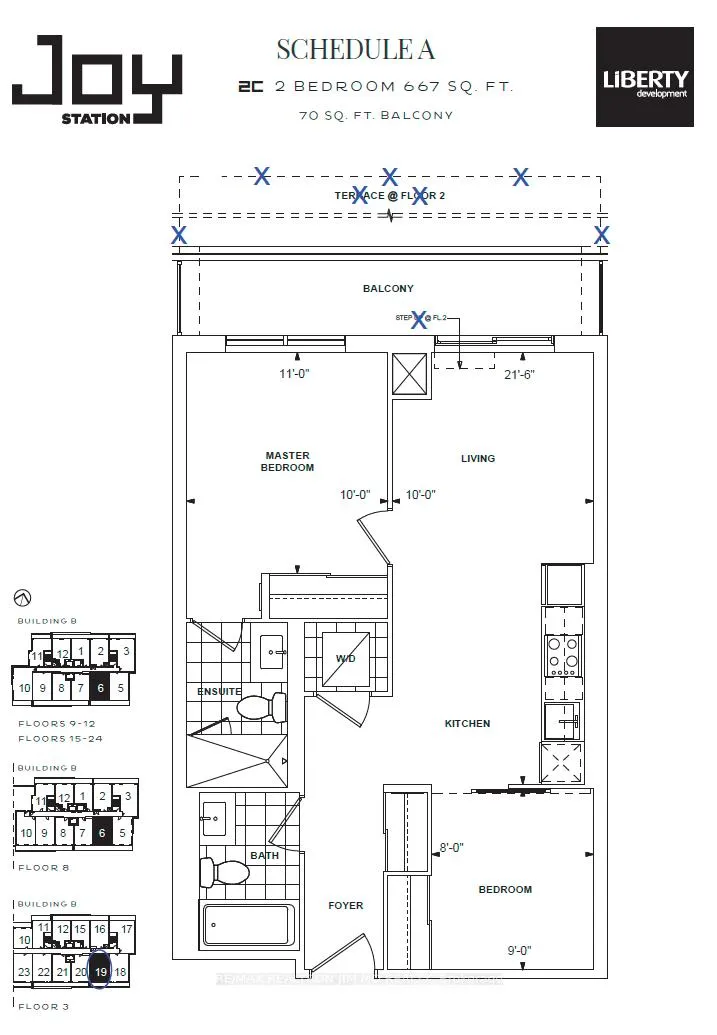 Front of Unit B-319, 9751 Markham Road