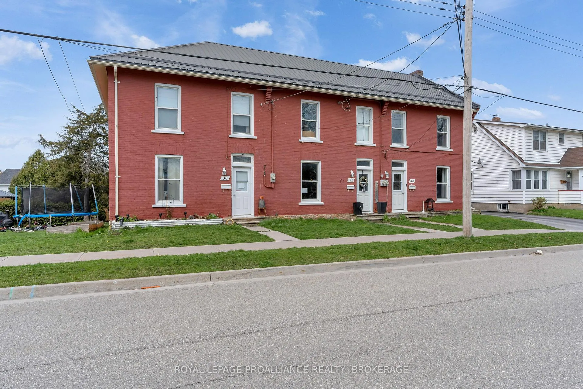Front of 30, 32, 34 Victoria Avenue