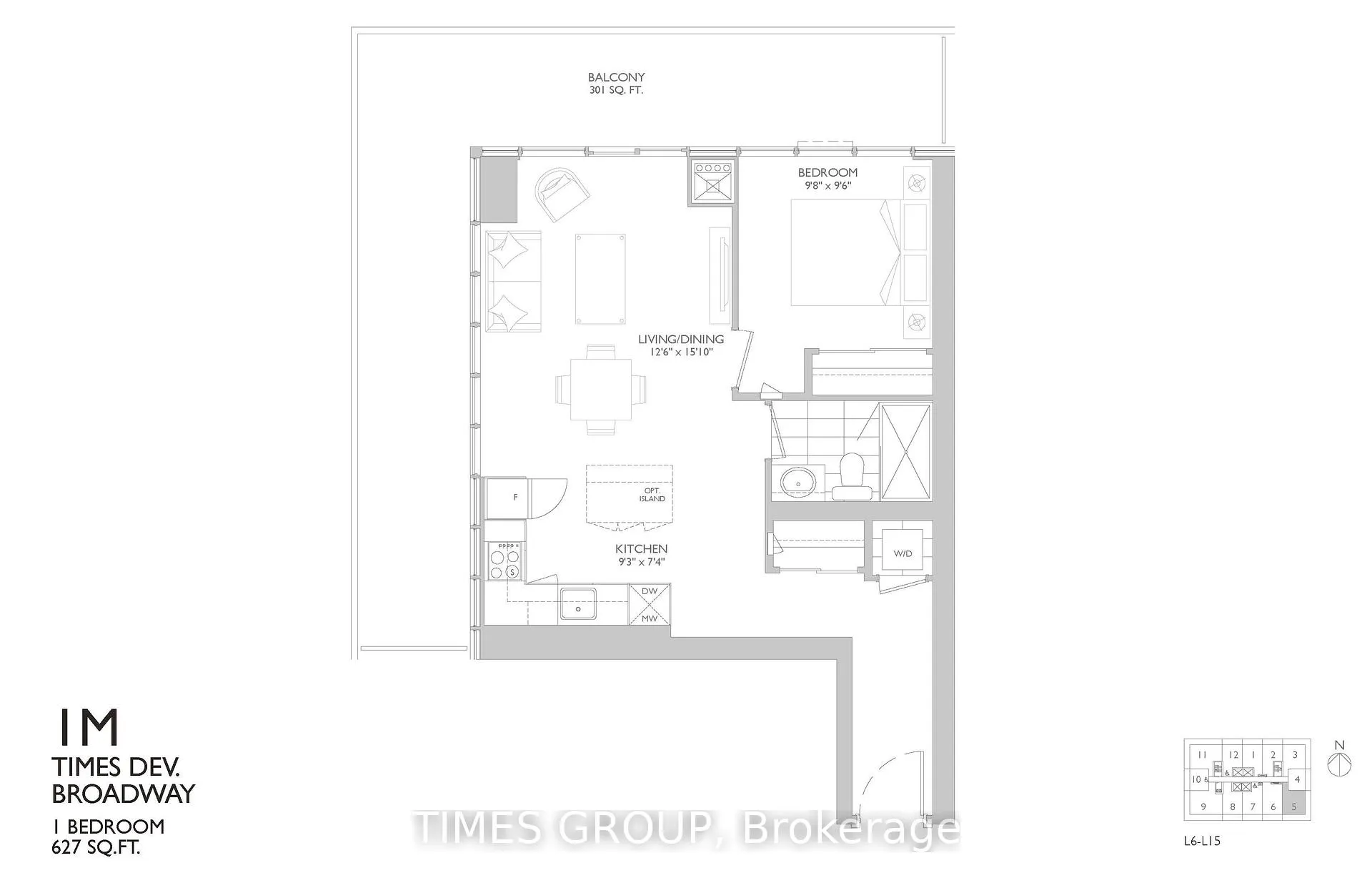Photo 16 of Unit 1405, 65 Broadway Avenue, Toronto, Mount Pleasant West — HOMEH