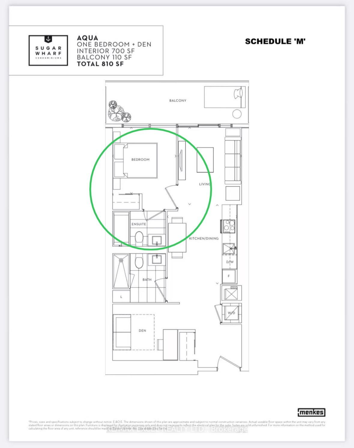 Front of Unit 5602, 138 Downes Street