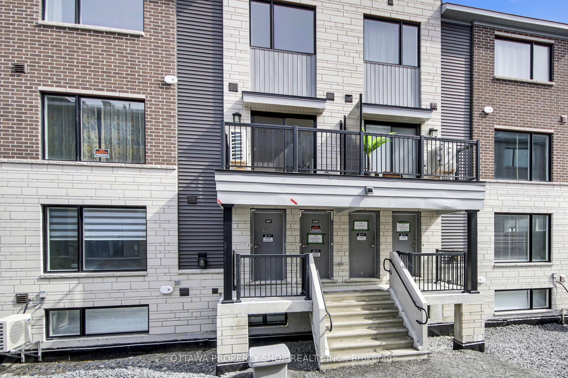 Photo 1 of 1607 Creekway Private, Ottawa, Kanata - Kanata Lakes/Heritage Hills — HOMEH