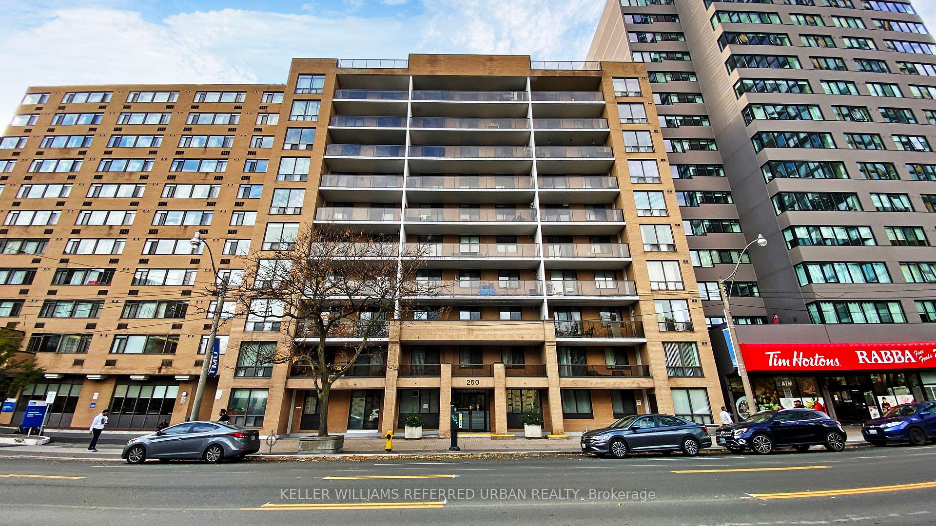 Front of Unit 801, 250 Jarvis Street