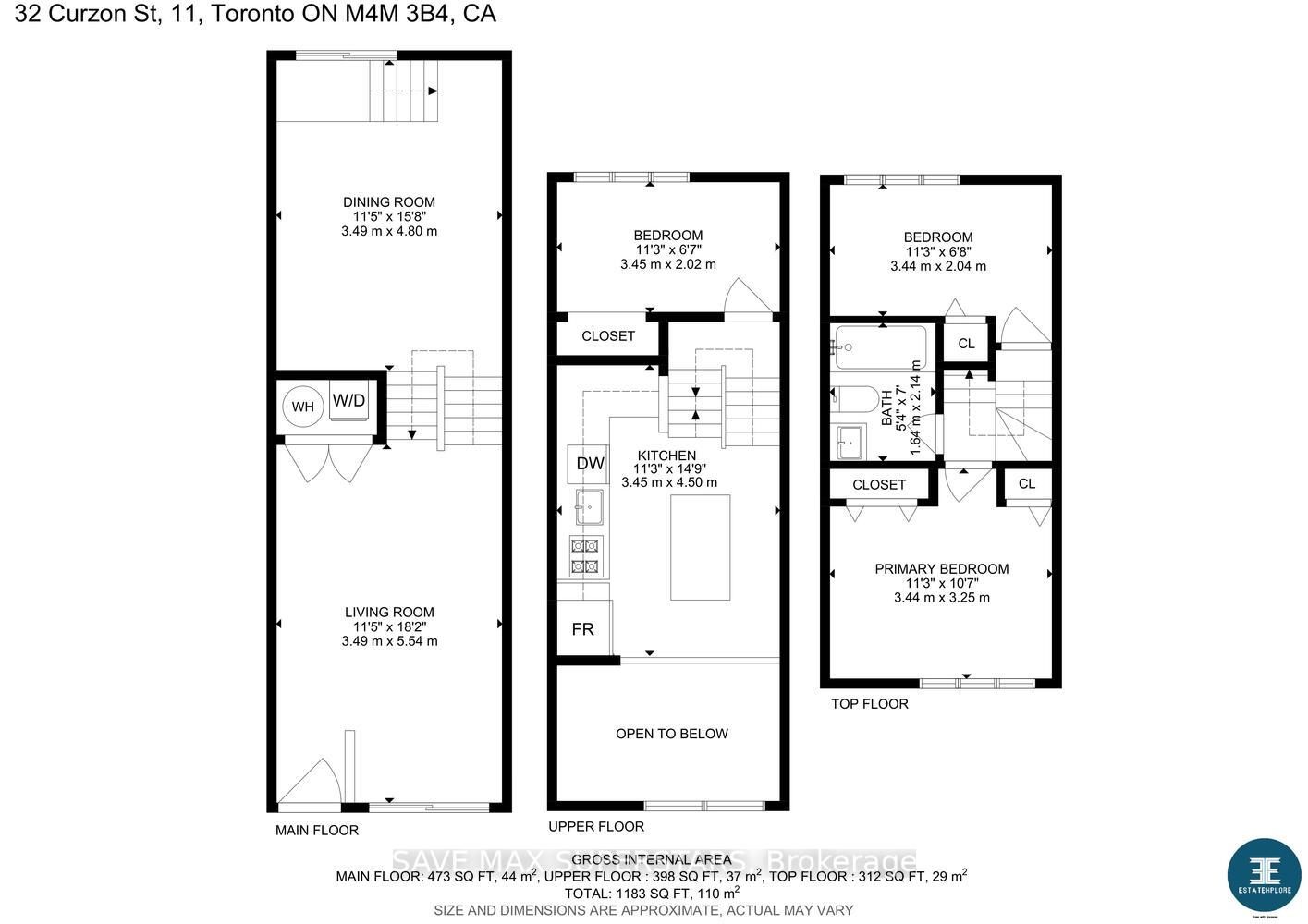 Photo 37 of Unit 11, 32 Curzon Street, Toronto, South Riverdale — HOMEH