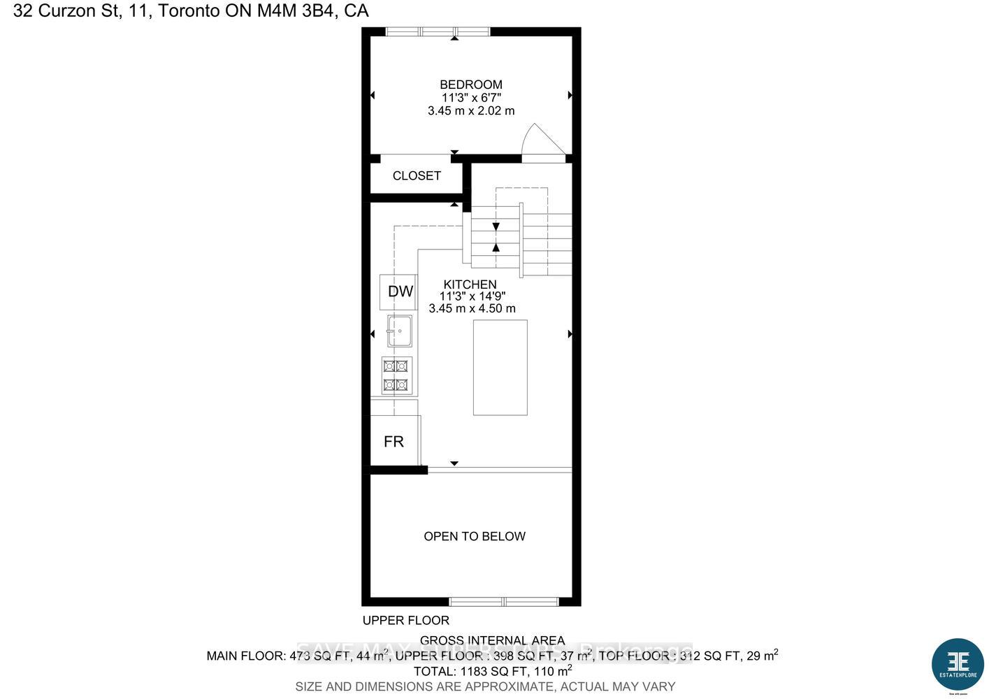Photo 39 of Unit 11, 32 Curzon Street, Toronto, South Riverdale — HOMEH