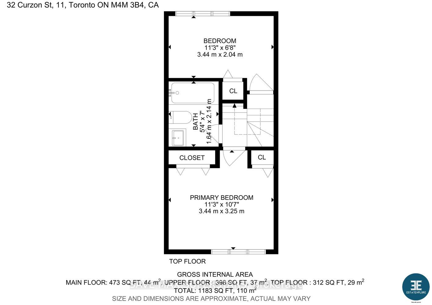 Photo 40 of Unit 11, 32 Curzon Street, Toronto, South Riverdale — HOMEH