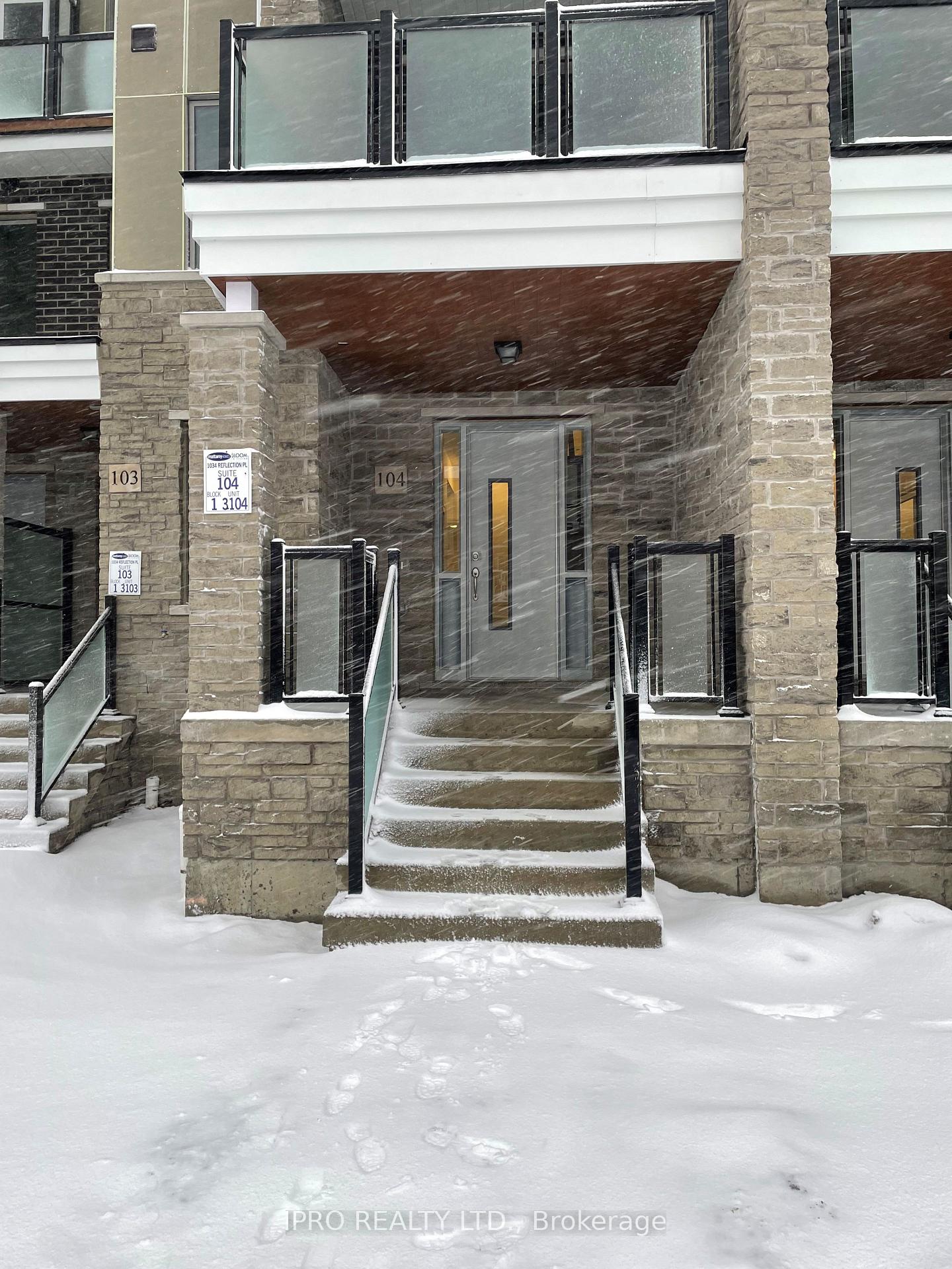 Photo 1 of Unit 104, 1034 Reflection Place, Pickering, Rural Pickering — HOMEH
