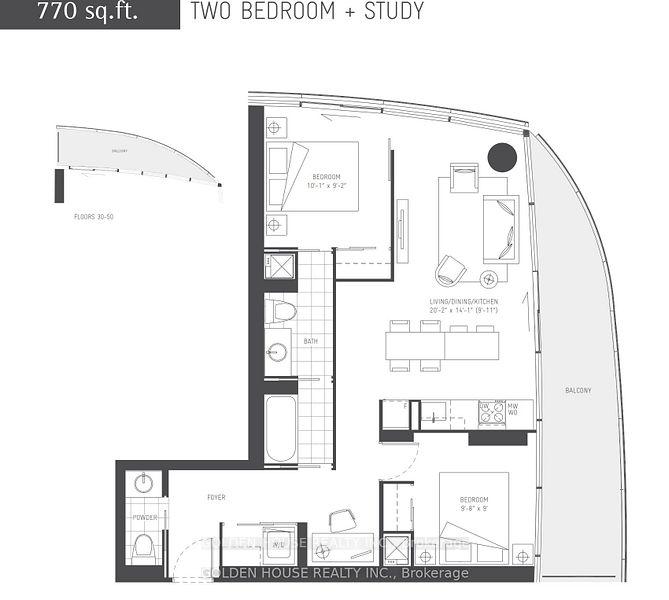 Photo 16 of Unit 2810, 12 York Street, Toronto, Waterfront Communities — HOMEH
