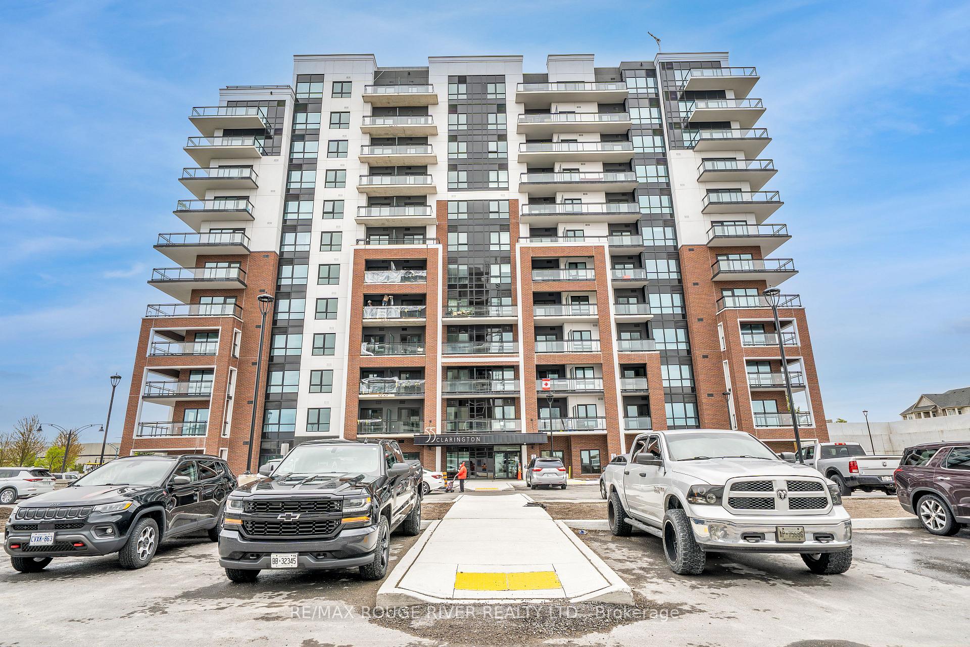 Front of Unit 1104, 55 Clarington Boulevard